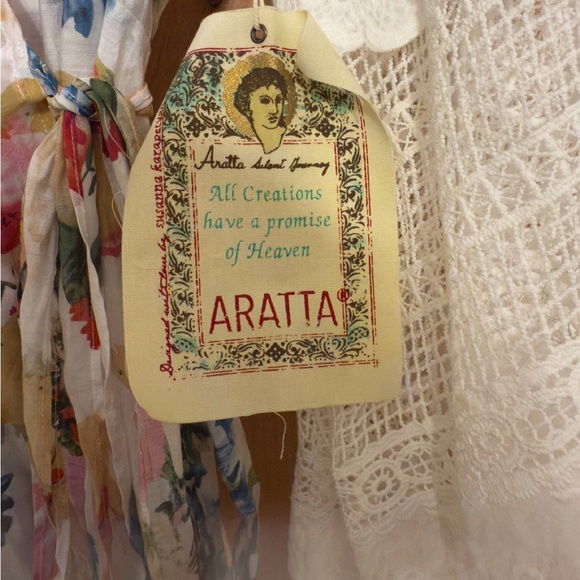 NWT Aratta Silent Journey Floral wrap dress/ kimono size Med - Picture 3 of 12